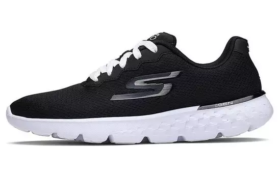 Кроссовки для бега GO RUN женские с низким верхом, черные/белые Skechers