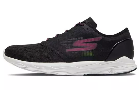 Кроссовки для бега GO RUN женские с низким верхом, черные/розовые Skechers
