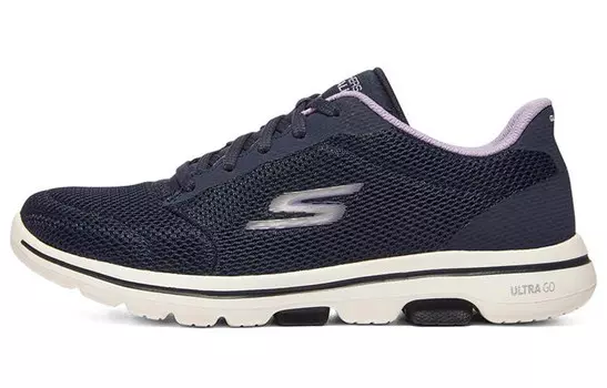 Кроссовки для бега Go Walk 5 женские с низким верхом, синие Skechers