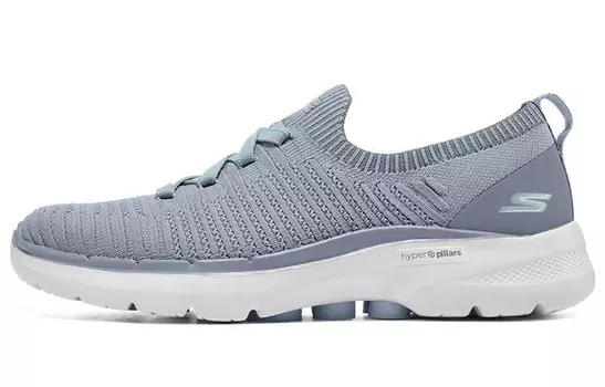 Кроссовки для бега Go Walk 6 женские с низким верхом, синие Skechers