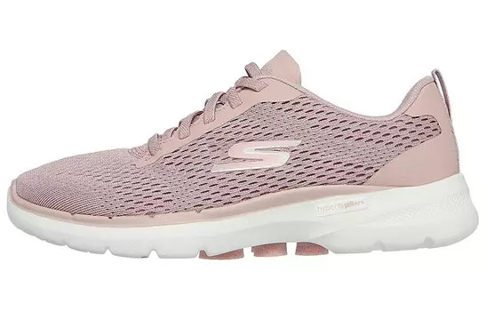 Кроссовки для бега Go Walk 6 женские с низким верхом Powder Skechers
