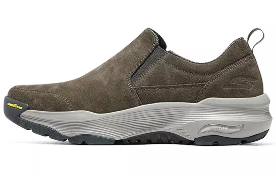 Кроссовки для бега Go Walk Arch Fit мужские с низким верхом зеленые Skechers