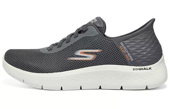 Кроссовки для бега Go Walk Flex мужские с низким верхом серые Skechers