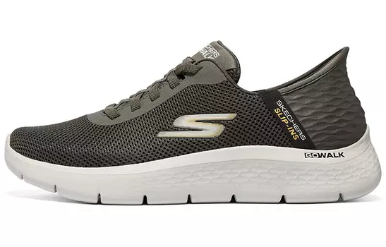 Кроссовки для бега Go Walk Flex мужские с низким верхом коричневые Skechers