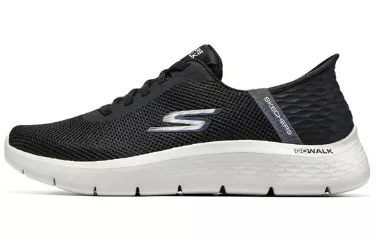 Кроссовки для бега Go Walk Flex мужские с низким верхом, черные Skechers