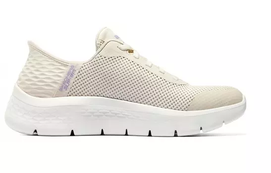 Кроссовки для бега Go Walk Flex женские с низким верхом молочно-белые Skechers