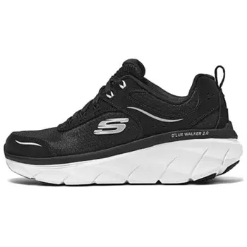 Кроссовки для бега Go Walk Massage Fit женские с низким верхом, черные/белые Skechers