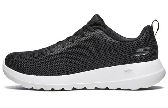 Кроссовки для бега GO WALK Max мужские низкие черные/белые Skechers