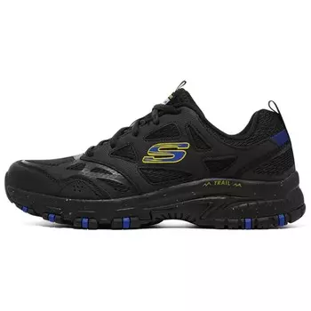 Кроссовки для бега Hillcrest мужские с низким верхом, черные/синие Skechers
