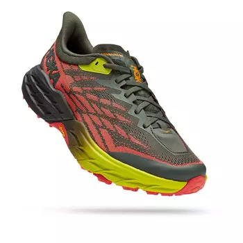 Кроссовки для бега Hoka One One Speedgoat 5 Trail (2E Width), коричневый