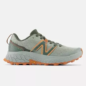 Кроссовки для бега и прогулок New Balance Fresh Foam X Hierro V7 Trail, серо-зеленый/оранжевый