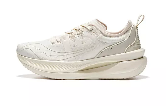 Кроссовки для бега IDLING Cruise унисекс с низким верхом бежевого цвета Saucony