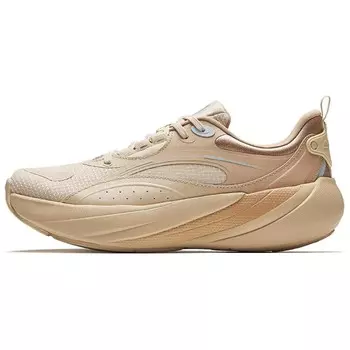 Кроссовки для бега из коллекции Running, женские, низкие, цвет шампанского/светло-ореховый/голубой Anta