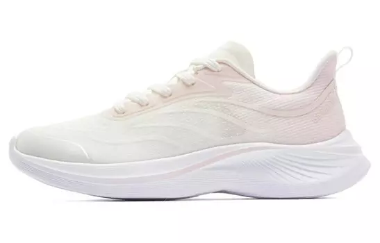 Кроссовки для бега Light Speed 3.0 женские с низким верхом, белые/розовые Qiaodan