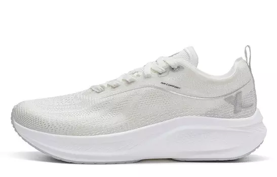 Кроссовки для бега Light Wing 2.0 женские с низким верхом Sail белые/серебристые Xtep