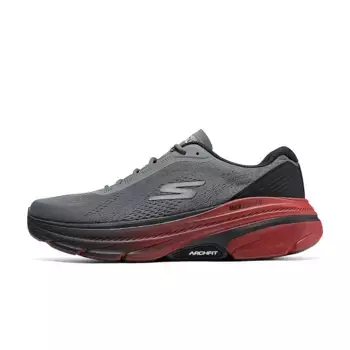 Кроссовки для бега Max Cushioning для мужчин с низким верхом серого цвета Skechers