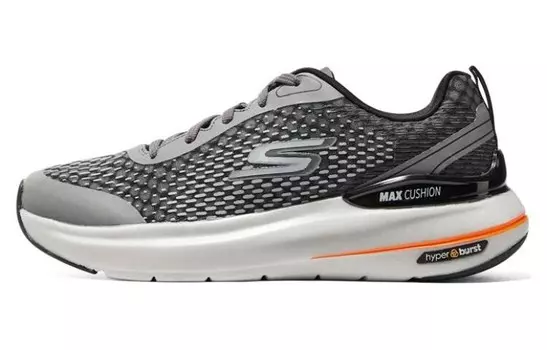 Кроссовки для бега Max Cushioning для мужчин с низким верхом серого цвета Skechers