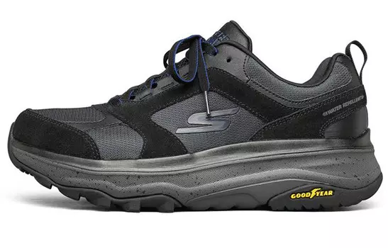 Кроссовки для бега Max Cushioning для мужчин с низким верхом, черного/синего цвета Skechers