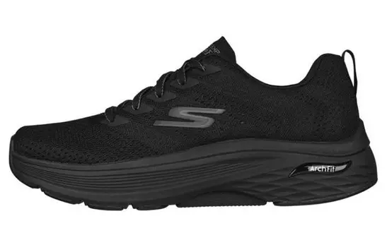 Кроссовки для бега Max Cushioning для мужчин с низким верхом, черные Skechers