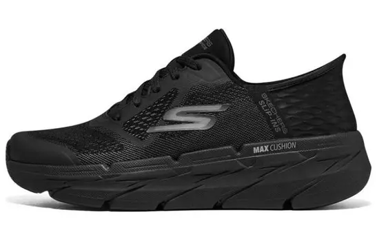 Кроссовки для бега Max Cushioning для мужчин с низким верхом, черные Skechers