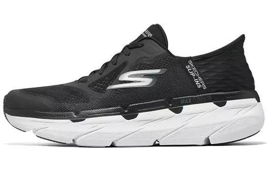 Кроссовки для бега Max Cushioning для мужчин с низким верхом, черные Skechers