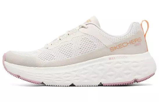 Кроссовки для бега Max Cushioning женские с низким верхом белого цвета Skechers