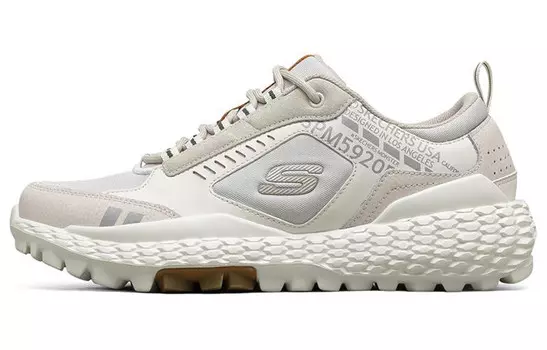 Кроссовки для бега Monster мужские с низким верхом белого цвета Skechers