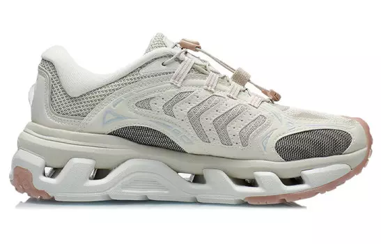 Кроссовки для бега Mountains женские с низким верхом Pearl White/Cloud Rain Gray Lining