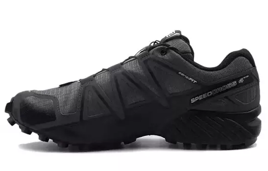 Кроссовки для бега мужские низкие черные Salomon