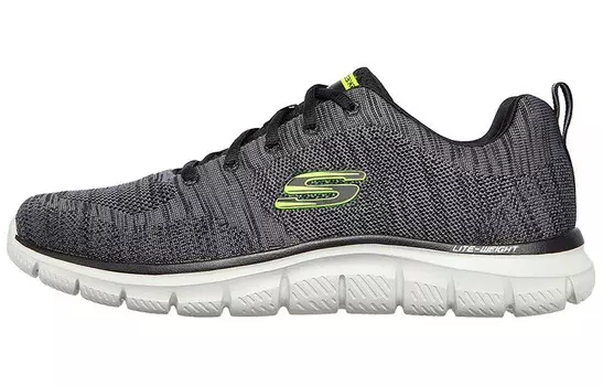 Кроссовки для бега мужские с низким верхом, черные/серые Skechers
