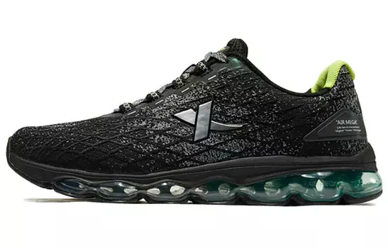 Кроссовки для бега на воздушной подушке Generation 1 для мужчин с низким верхом, черные/зеленые Xtep