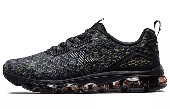 Кроссовки для бега на воздушной подушке Generation 1 для мужчин с низким верхом, черные/золотые Xtep