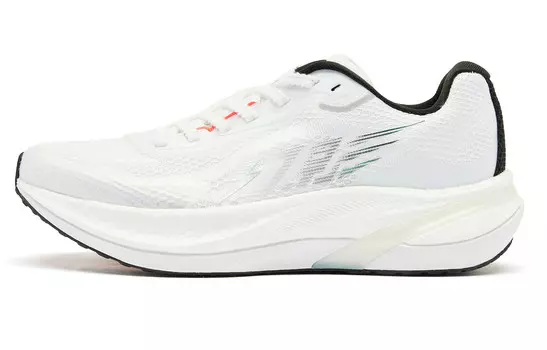 Кроссовки для бега Phantom мужские низкие белые сигнально-красные Qiaodan