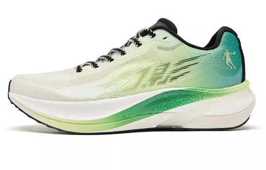 Кроссовки для бега Phantom мужские с низким верхом, мерцающие зеленые и зеленые Qiaodan