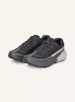 Кроссовки для бега по пересеченной местности agility peak 5 MERRELL, черный/серый