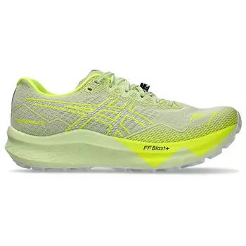Кроссовки для бега по пересеченной местности Asics Fujispeed 3, цвет Cool Matcha/Safety Yellow