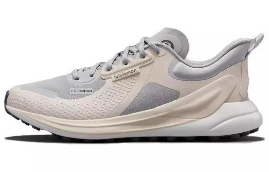 Кроссовки для бега по пересеченной местности Blissfeel, женские, низкие, серо-бежевые Lululemon