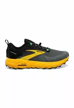 Кроссовки для бега по пересеченной местности CASCADIA 17 Brooks, цвет lemon chrome sedona sage