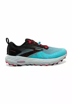 Кроссовки для бега по пересеченной местности CASCADIA 17 Brooks, цвет bluefish black diva pink
