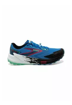 Кроссовки для бега по пересеченной местности Catamount 3 Brooks, цвет victoria blue black spring bud