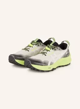Кроссовки для бега по пересеченной местности gel-trabuco 12 ASICS, цвет NEONGRN/SCHWARZ/WEISS