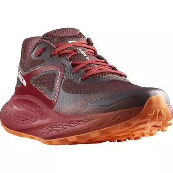 Кроссовки для бега по пересеченной местности Glide Max мужские Salomon, цвет Bitter Chocolate/Red Dahlia/Shocking Orange