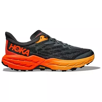 Кроссовки для бега по пересеченной местности Hoka Speedgoat 5, цвет Castlerock/Flame