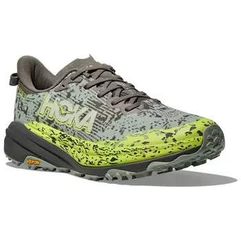 Кроссовки для бега по пересеченной местности Hoka Speedgoat 6 GTX, цвет Slate/Aloe Vera