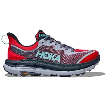 Кроссовки для бега по пересеченной местности Hoka Mafate Speed 4, цвет Cerise/Stormy Skies