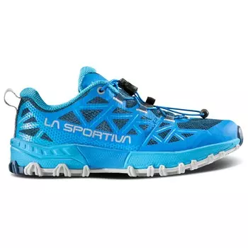 Кроссовки для бега по пересеченной местности La Sportiva Kid's Bushido II, цвет Electric Blue/Maui