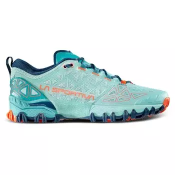 Кроссовки для бега по пересеченной местности La Sportiva Bushido II, цвет Lagoon/Cherry Tomato