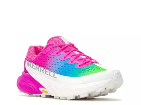 Кроссовки для бега по пересеченной местности Merrell Agility Peak 5 — женские, розовые/многоцветные