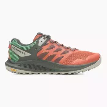 Кроссовки для бега по пересеченной местности Merrell Nova 3 для мужчин, оранжевый/зеленый