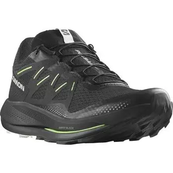 Кроссовки для бега по пересеченной местности Pulsar мужские Salomon, цвет Black/Black/Green Gecko